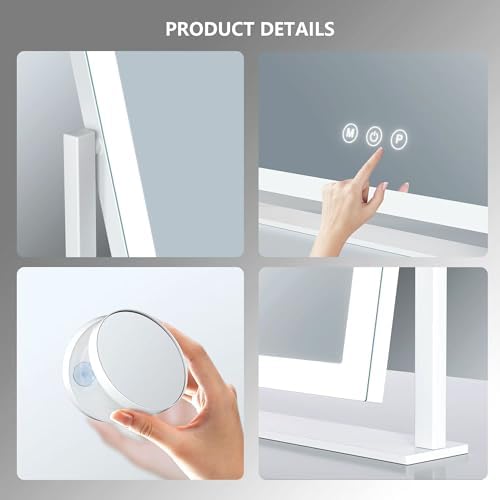 Gvnkvn Lighted Makeup Mirror, 17.3"x13" Hollywood Vanity Mirror - Image 5