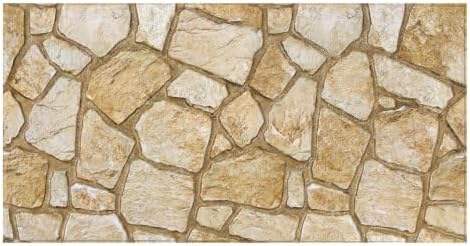 COMSTICKC 3D Faux Stone Wall Panels Peel and Stick by COMSTICKCDECOR
