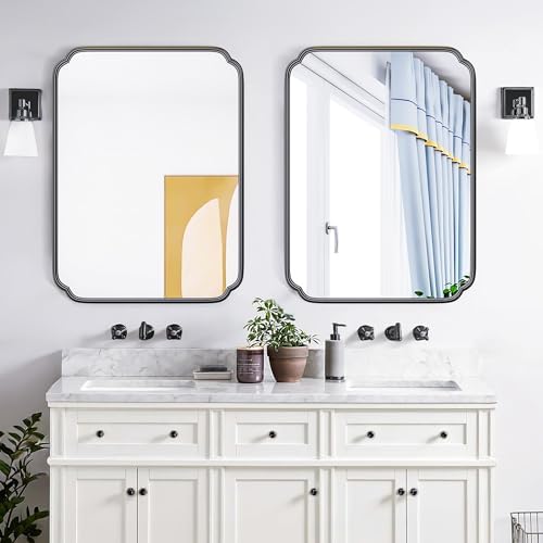 Ferytange 28"x36" Black Bathroom Mirror - Image 2
