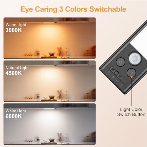 Gritin 10.2inch Under Cabinet Lighting Rechargeable 2 Pack - Image 4