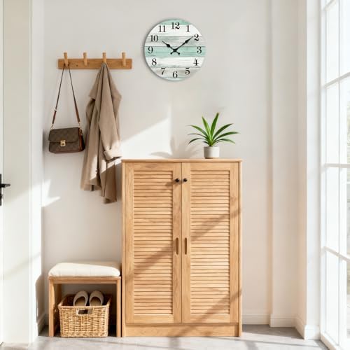 Wall Clock Battery Operated, 8 Inch Small Silent Wall Clock Non Ticking - Image 6