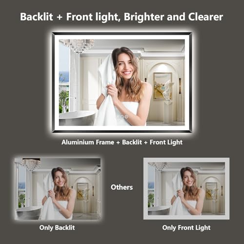 48x36 LED Bathroom Mirror with Lights - Image 3