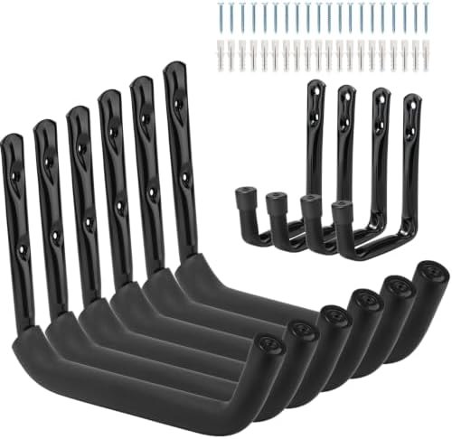 Garage Storage Hooks Set, Folding Chairs, Garden Tools by Yisunnan