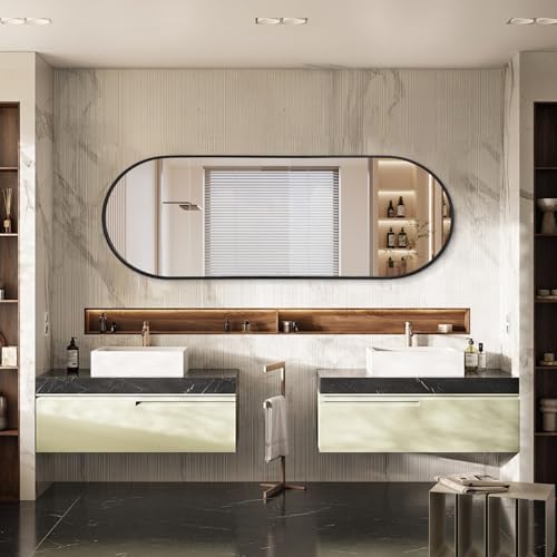 JJUUYOU Bathroom Wall Full Length Mirrors - Image 3
