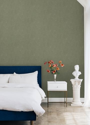 Mr. Kate RoomMates Daphne Olive Limewash Peel and Stick Wallpaper - Image 4