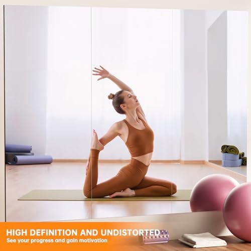 Hasipu Home Gym Workout Mirror 79" L x 35" W-1pcs Large Full Length Mounted - Image 4