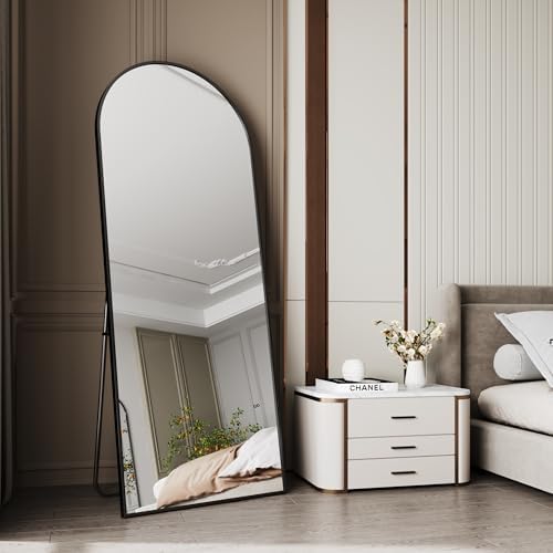 AUYHM 28"x71" Black Full Length Mirror, Nano Glass espejos Grandes para sala - Image 2