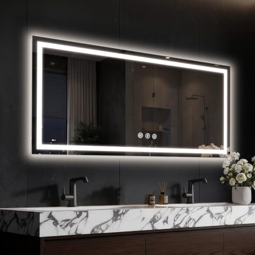 48"x24" LED Bathroom Mirror by Rpoesx