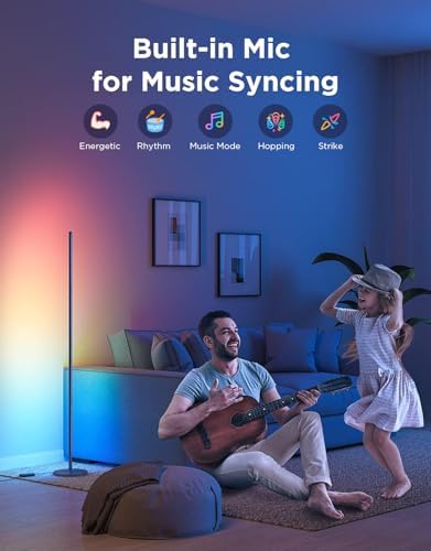 Govee RGBIC Floor Lamp Basic, 1000lm LED Corner Lamp - Image 5