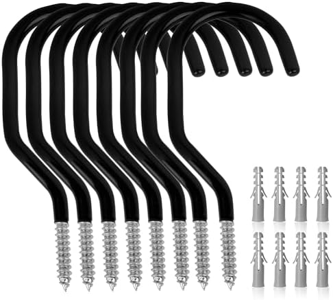GURADESIGN 8-Pack Heavy Duty Bike Hook, Loading Capacity 100 LBS, 6 inch by GURADESIGN