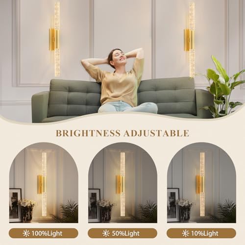 camuucci Battery Operated Wall Sconces Set of 2, Rechargeable Wall Lights - Image 5