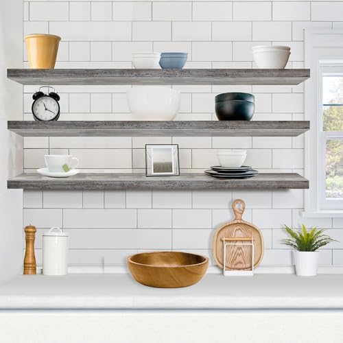 Sorbus Floating Shelves for Wall Storage - Image 2
