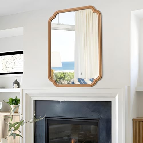 Ferytange Wood Bathroom Mirror for Wall Mounted - Image 4