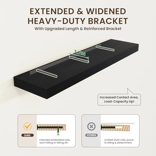 FLYJOE 48 Inch Floating Shelves - Image 6