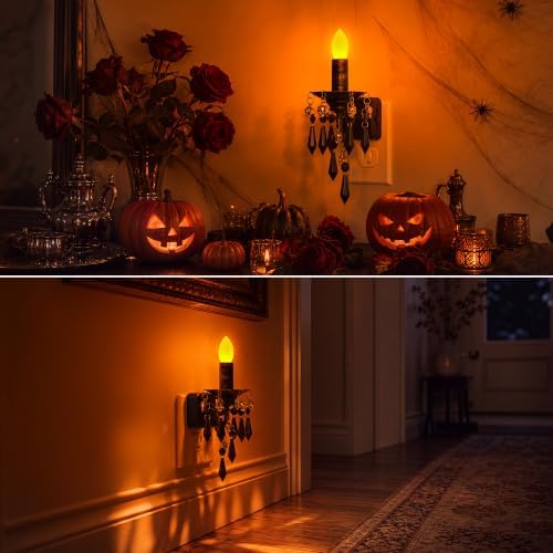Briignite Halloween Chandelier Night Light Plug in, Dusk to Dawn - Image 6
