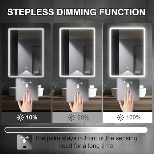 LED Bathroom Mirror, 20x28 in Vanity Mirrors - Image 3