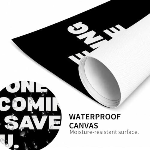 No One Is Coming To Save You Motivational Canvas Wall Art, Empowering - Image 2
