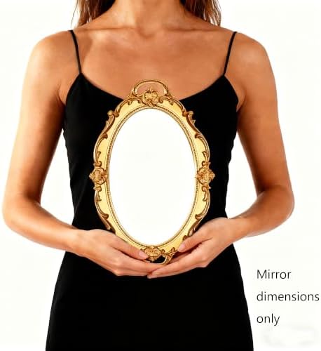 Eaoundm 14.5 x 10 inchs Smallest Oval Antique Mirror - Image 3