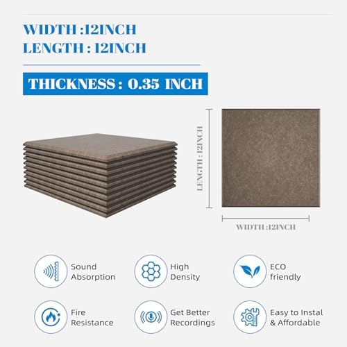15 Pack Self-Adhesive Acoustic Wall Panels - Image 2