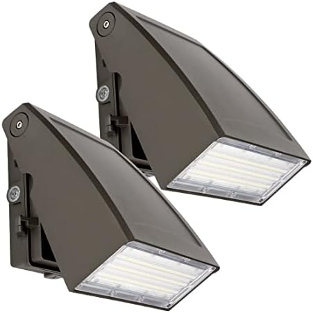 DAKASON 60W LED Wall Pack, Dusk-to-Dawn Photocell, Adjustable Head, Full by DAKASON