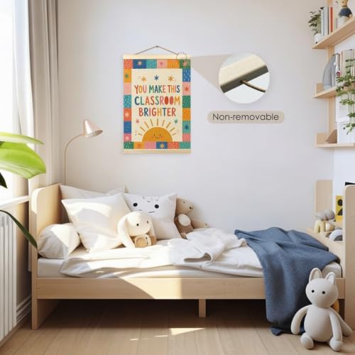 madalo Boho Classroom Inspirational Wall Art Poster Hanger Frame 12x16 Inch - Image 3
