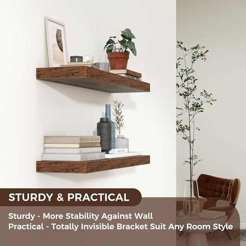 24" Wide x 6.5" Deep Floating Shelves - Image 4