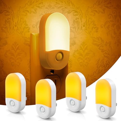 L LOHAS LED Amber Night Light, Night Lights Plug into Wall by LLOHASLED