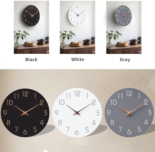 Mosewa Large Wall Clock 18" Modern Silent Non-Ticking Battery Operated - Image 2