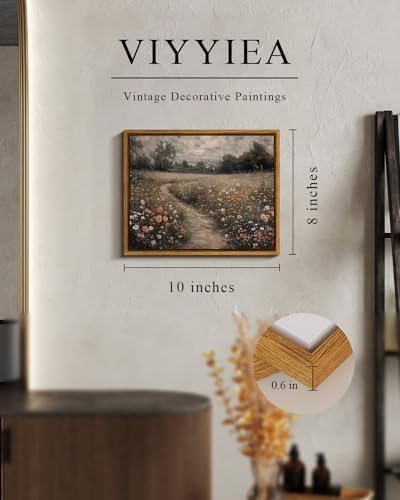 VIYYIEA Framed Wall Art Decor for Living Room, Meadow - Image 2
