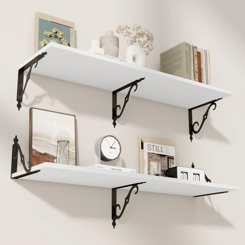 RICHFOCUS 12 Inch Deep Floating Shelves by RICHFOCUS