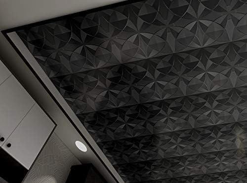 Art3d Floral Decorative PVC Ceiling Tiles, 24 x 24 in - Image 5