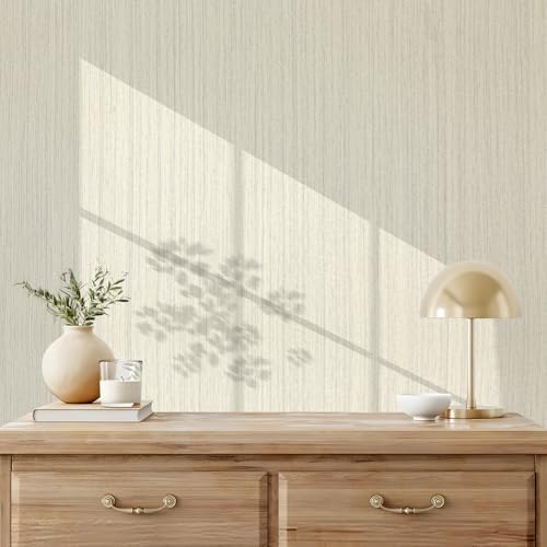 Grasscloth Peel and Stick Wallpaper Textured Fabric Contact Paper 16x118in - Image 2