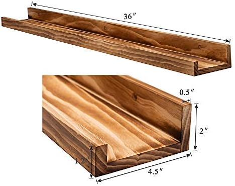 AZSKY Rustic Wood Floating Shelves - Image 3
