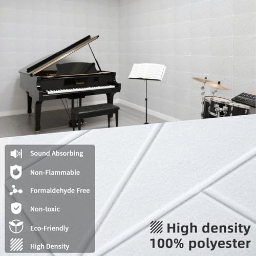 Art3dwallpanels Acoustic Panels 12" X 12", 12 Pack - Image 5