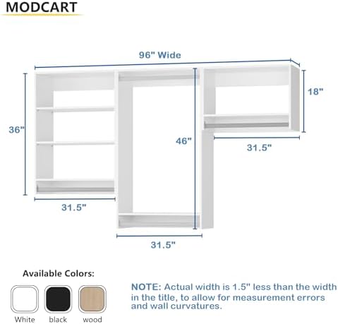 Modular Closet, Wood Tower Storage - Image 2