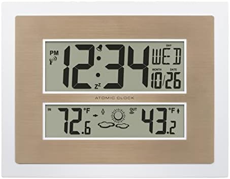 La Crosse Technology 512-14937-INT Atomic Digital Wall Clock by LaCrosseTechnology