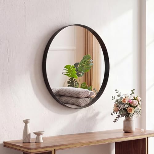 Sweetcrispy Bathroom Circle Mirror 20 in, Vanity Wall Mirror by Sweetcrispy