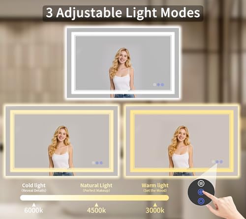 32"x48" LED Bathroom Mirror - Image 3