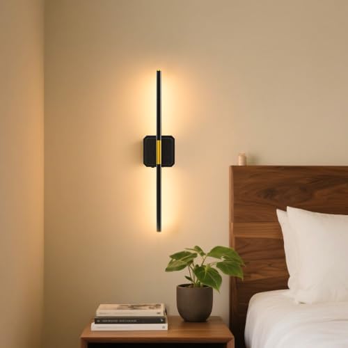 Battery Operated Wall Sconces Detachable Wireless Dimmable 1Pack 360°Rotate by GvvooHome