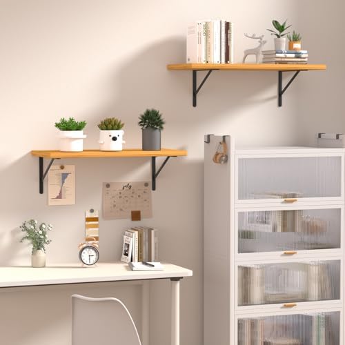 4 Pack L18 x H 12" Black Heavy Duty Shelf Brackets - Image 6