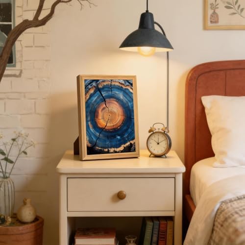 Tree Ring Wall Art Framed, Modern Nature Decor - Image 4