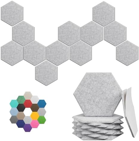 Hexagon Acoustic Panels by UNECHOACOUSTIC