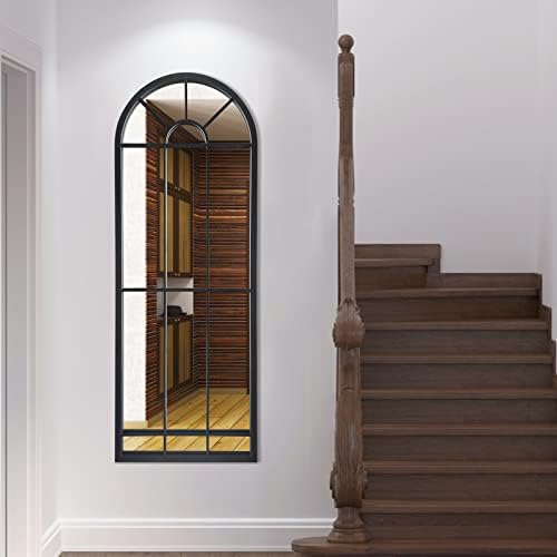 HQiJun Wall Mirror Window Decorative Mirrors Arched Farmhouse - Image 7