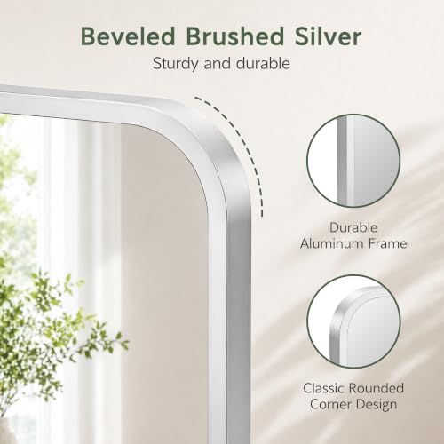 Bathroom Vanity Mirror for Wall, 30”x20”-2pcs Mirror for Over Sink - Image 3