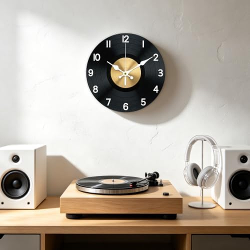 Vinyl Record Wall Clock Silent Non-Ticking 12" - Image 7