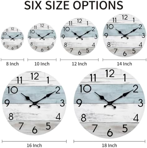 KECYET 12 Inch Wall Clock, Silent Battery Operated Analog Clock - Image 3