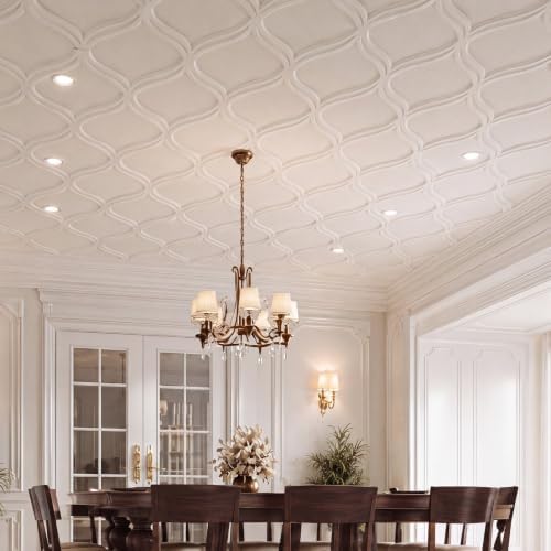 Yalikop 6 Pcs 3D 12 Inch Wall Panels Premade Wainscoting Kit, Symmetrical - Image 4