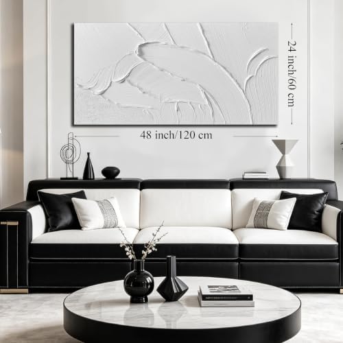 MDHKVPM Hand Painted 3D Thick Texture Relief Abstract Canvas Art - Image 3