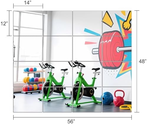 Home Gym Mirror Tiles - Image 3