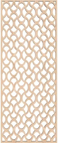 Resort Decorative Pierced Fretwork Wood Wall Panels, 9 3/8"W x 24 3/8"H x 3/8"T - Image 2